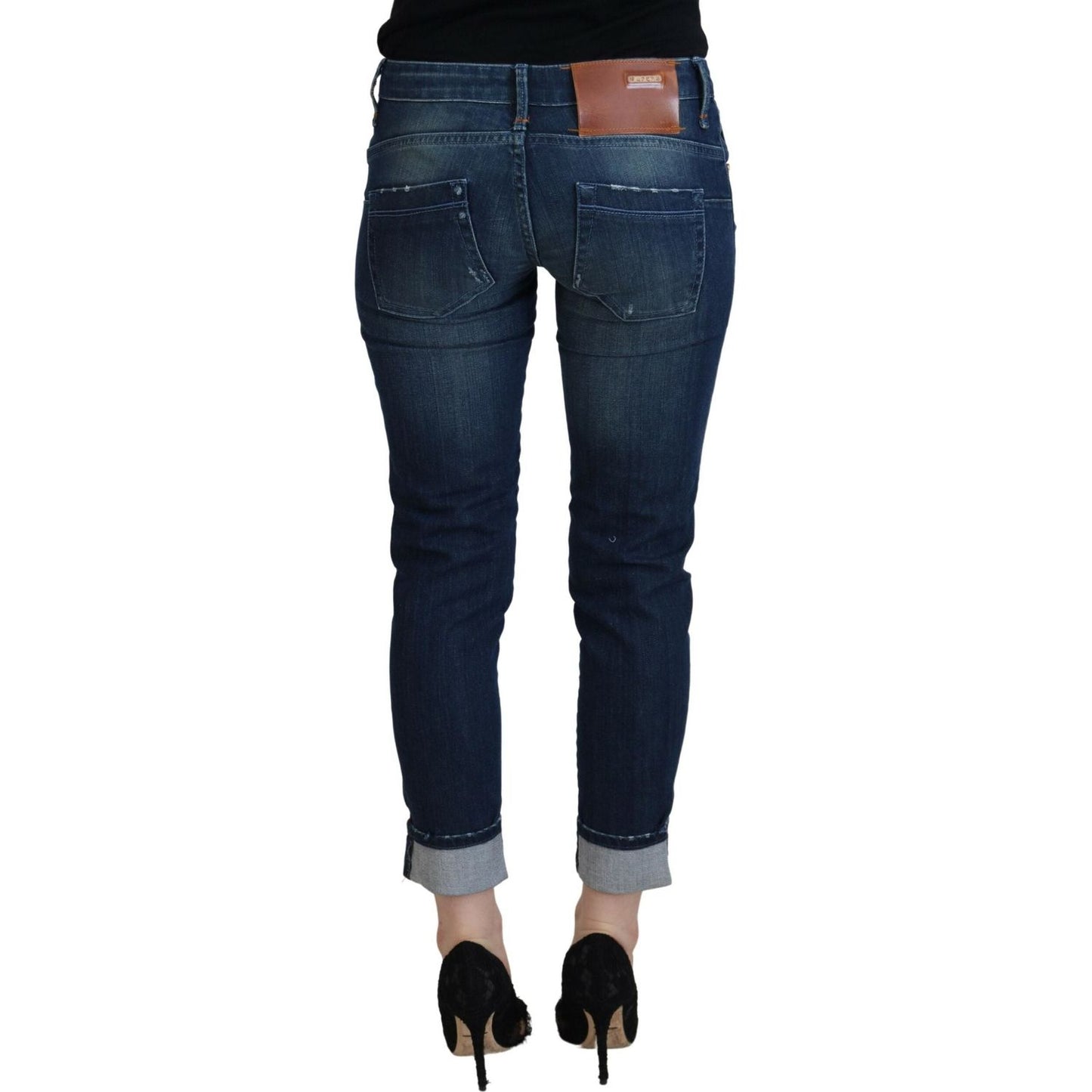 Acht Chic Low Waist Slim Fit Jeans Acht Dark Slate Gray