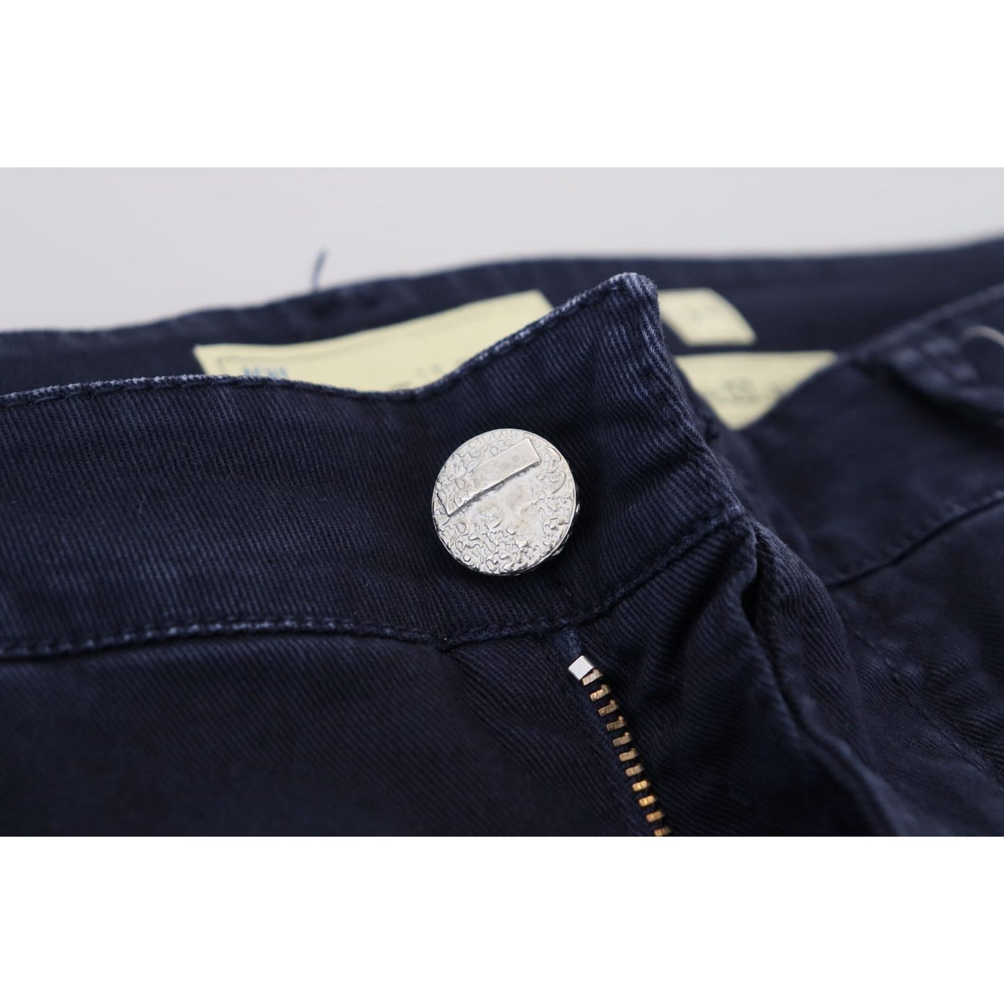 Acht Sophisticated Tapered Denim Jeans Acht Light Gray