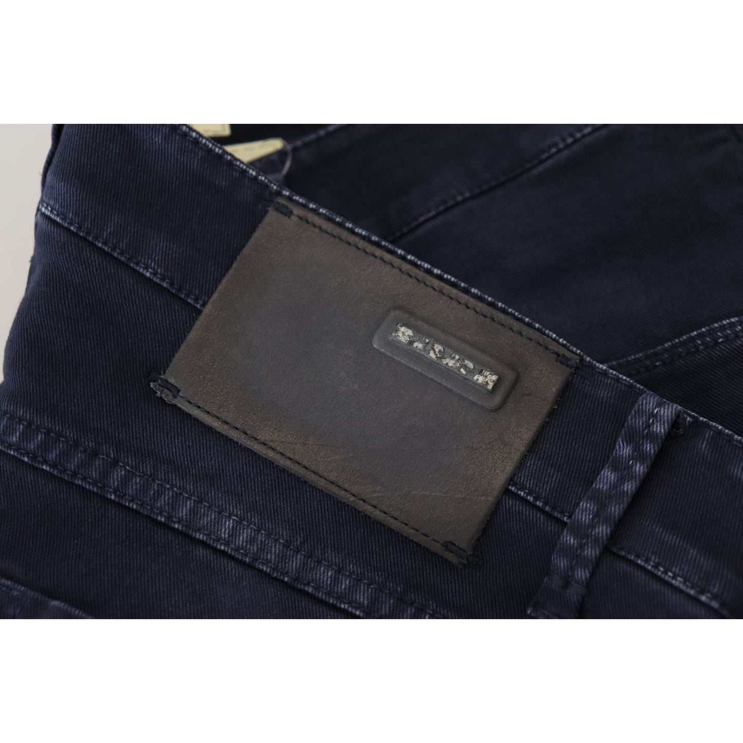 Acht Sophisticated Tapered Denim Jeans Acht Dark Slate Gray