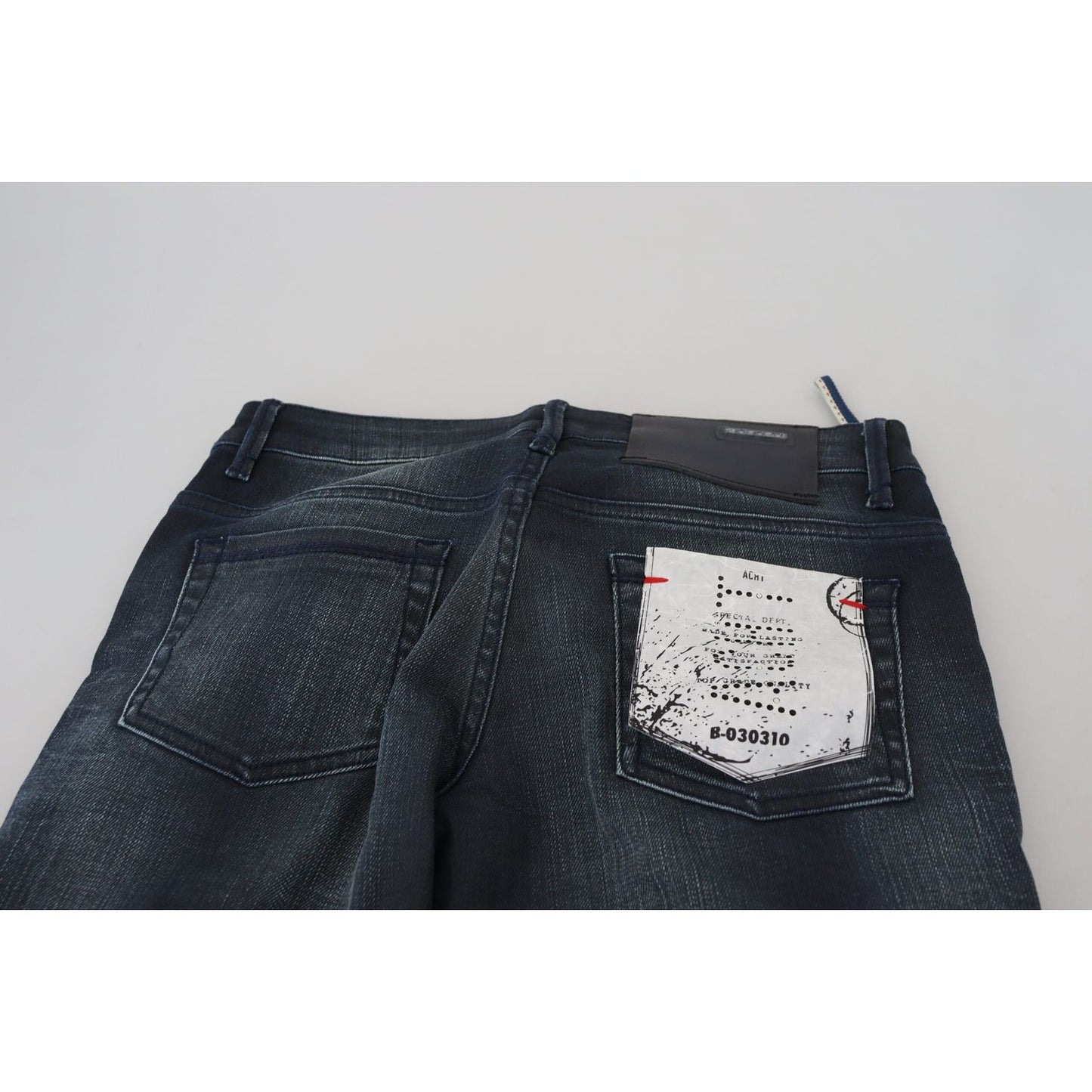 Acht Chic Low Waist Slim Fit Denim Jeans Acht Light Gray