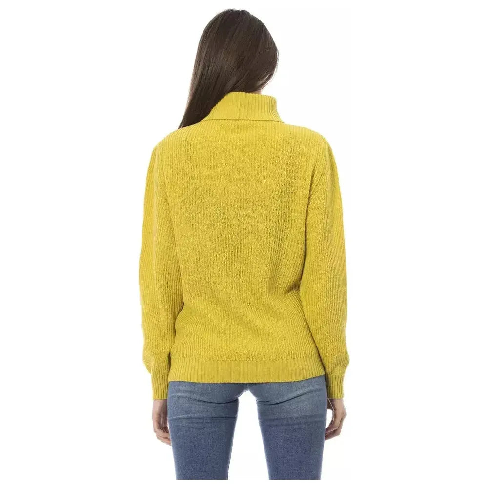 Baldinini Trend Yellow Wool Women Sweater