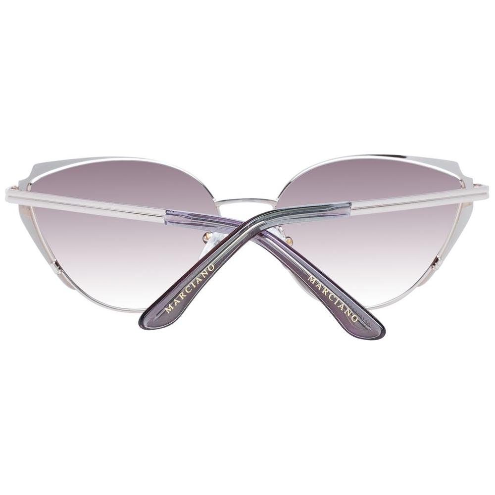 Marciano by Guess multicolor women's cat-eye sunglasses with gradient brown lenses and metal frame, 100% UVA & UVB protection.