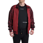 Dolce & Gabbana Red Leopard Polyester Bomber Full Zip Jacket JKT3656-52