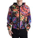 Dolce & Gabbana Multicolor Hooded Sweatshirt Sweater JKT3714-46