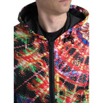 Dolce & Gabbana Multicolor Hooded Sweatshirt Sweater JKT3714-46