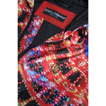 Dolce & Gabbana Multicolor Hooded Sweatshirt Sweater JKT3714-46
