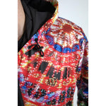 Dolce & Gabbana Multicolor Hooded Sweatshirt Sweater JKT3714-46