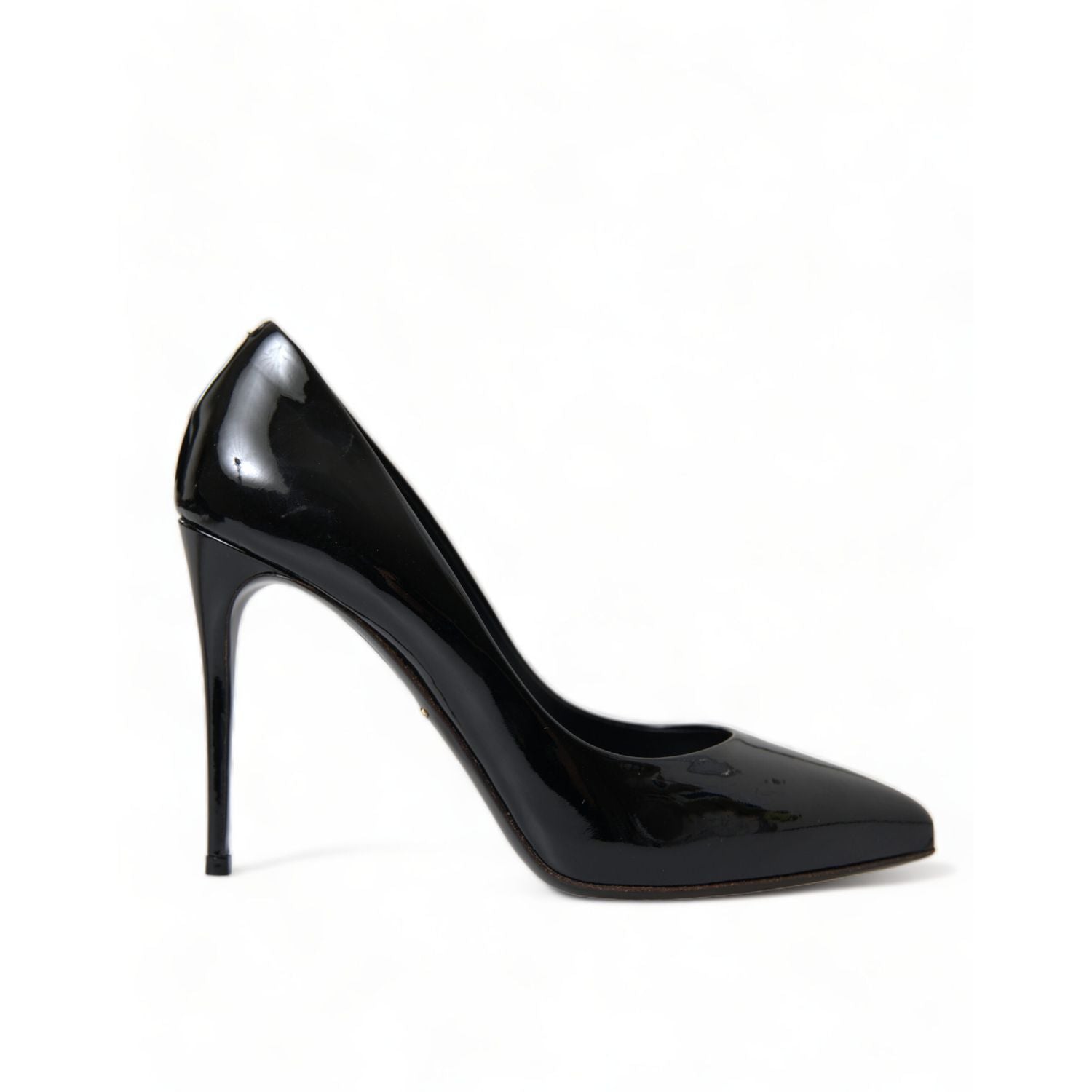 Dolce & Gabbana Black Patent Leather Pumps Heels Shoes