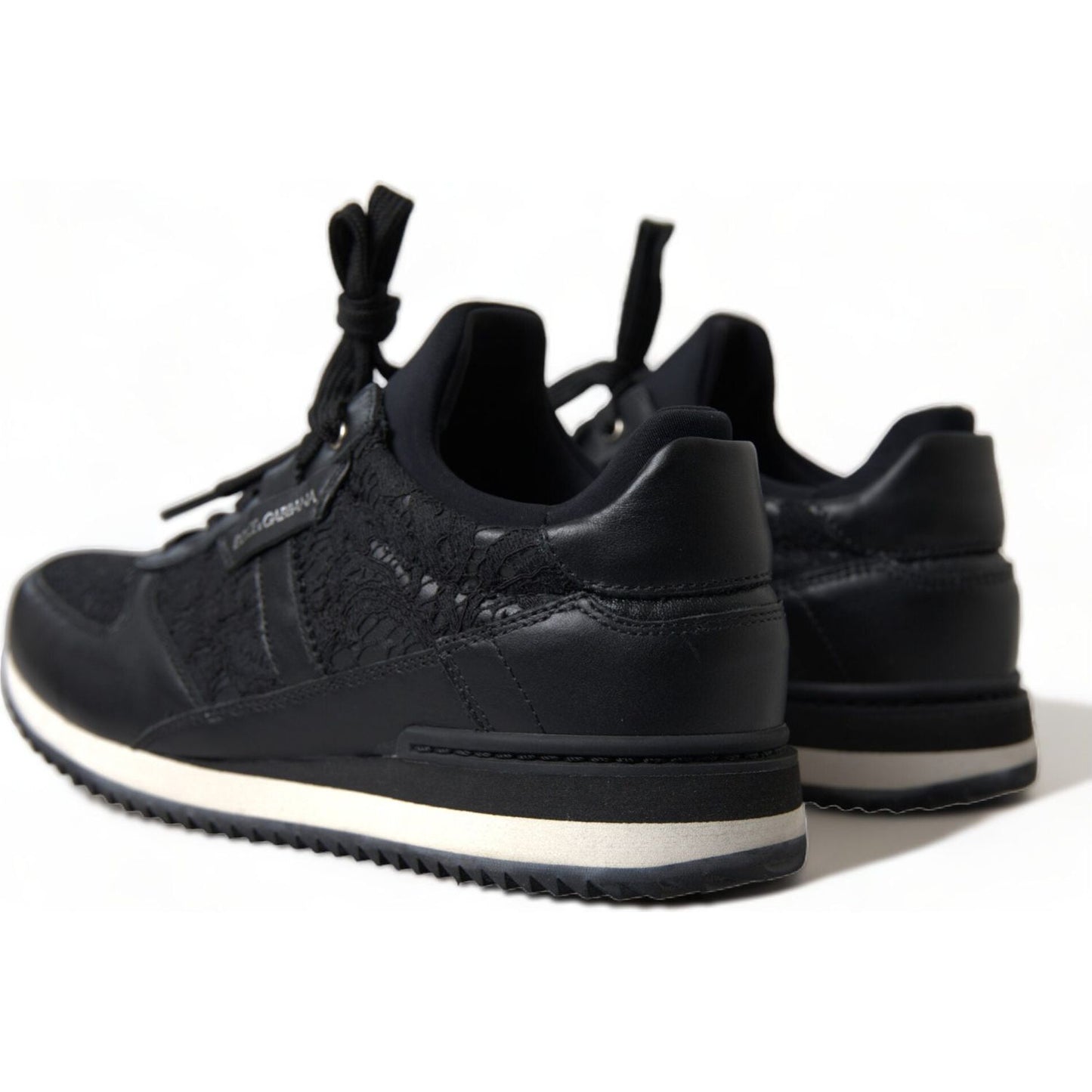 Dolce & Gabbana Elegant Black Classic Sneakers Dolce & Gabbana Black