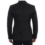Dolce & Gabbana Black silk slim fit blazer SIG12299-2