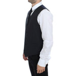 Dolce & Gabbana Gray Stretch Formal Dress Vest Gilet VES10010-1