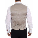 Dolce & Gabbana Black Cotton Dress Vest Blazer Jacket VES10086-1