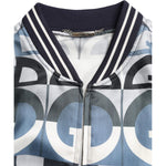 Dolce & Gabbana Multicolor Logo Print Bomber Blouson Jacket JKT3751-52