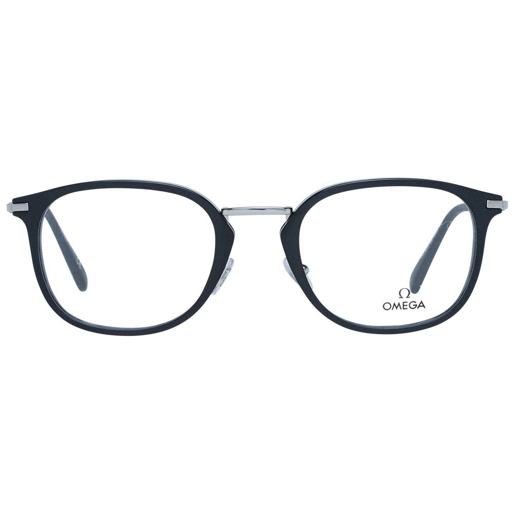 Omega Black Men Glasses Frame