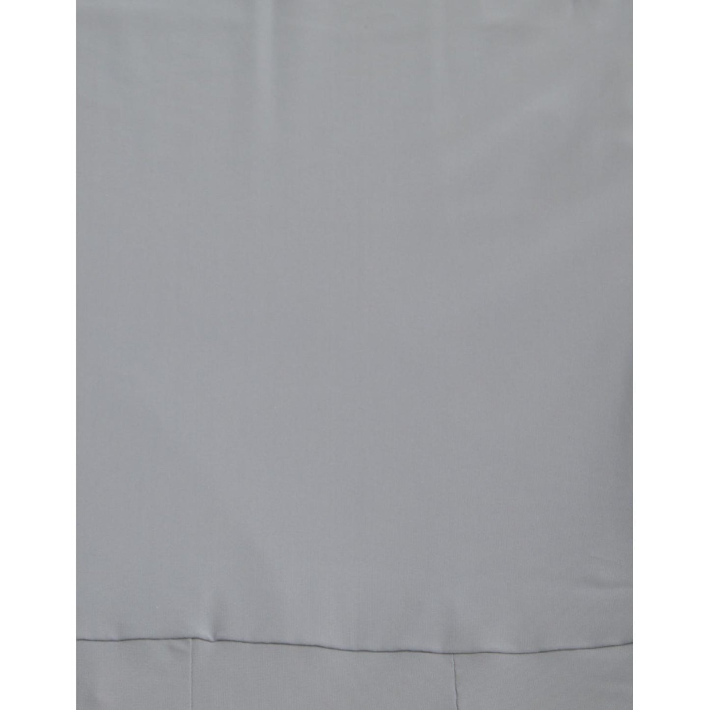 Dolce & Gabbana Gray Nylon Strapless Bodycon Jumpsuit Dress