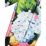 Dolce & Gabbana Multicolor Floral High Waist Leggings Pants PAN74993-40
