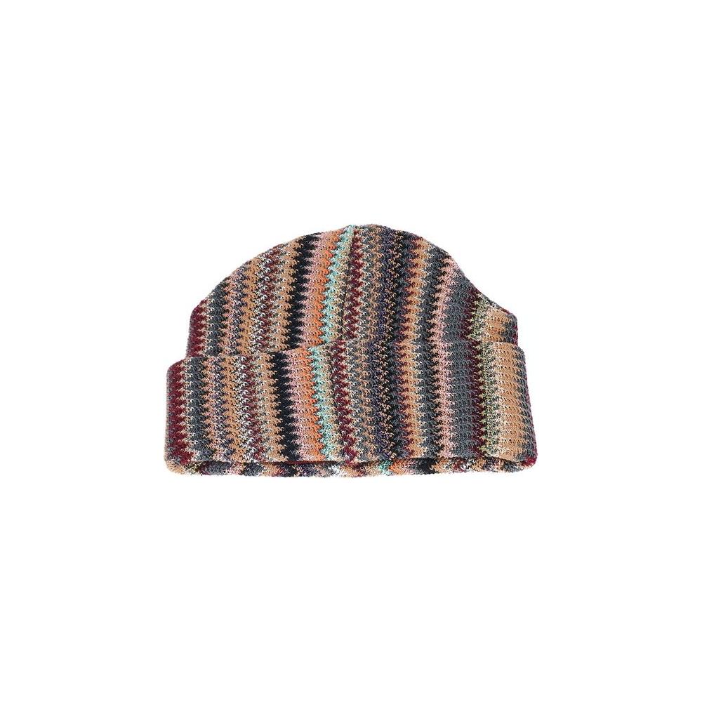 Missoni Multicolor Wool Women Hat Missoni Dim Gray