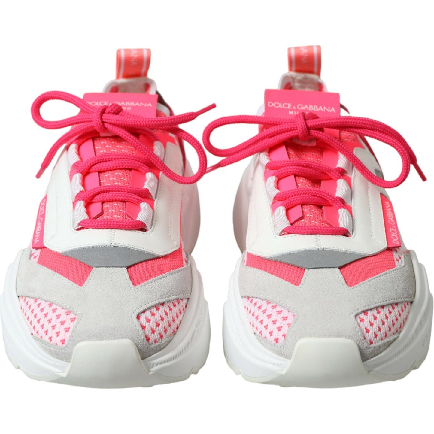 Dolce & Gabbana Multicolor Daymaster Chunky Sneakers Dolce & Gabbana Light Gray
