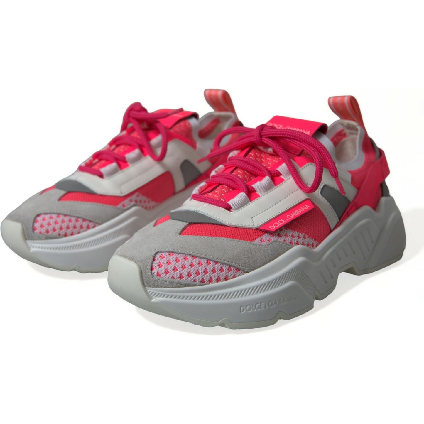 Dolce & Gabbana Multicolor Daymaster Chunky Sneakers Dolce & Gabbana Slate Gray