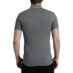 Dolce & Gabbana Gray Collared Short Sleeve Crown T-shirt TSH84578-44