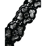 Dolce & Gabbana Off White Silk Lace Trim Short Sleeves Top TSH84840-44
