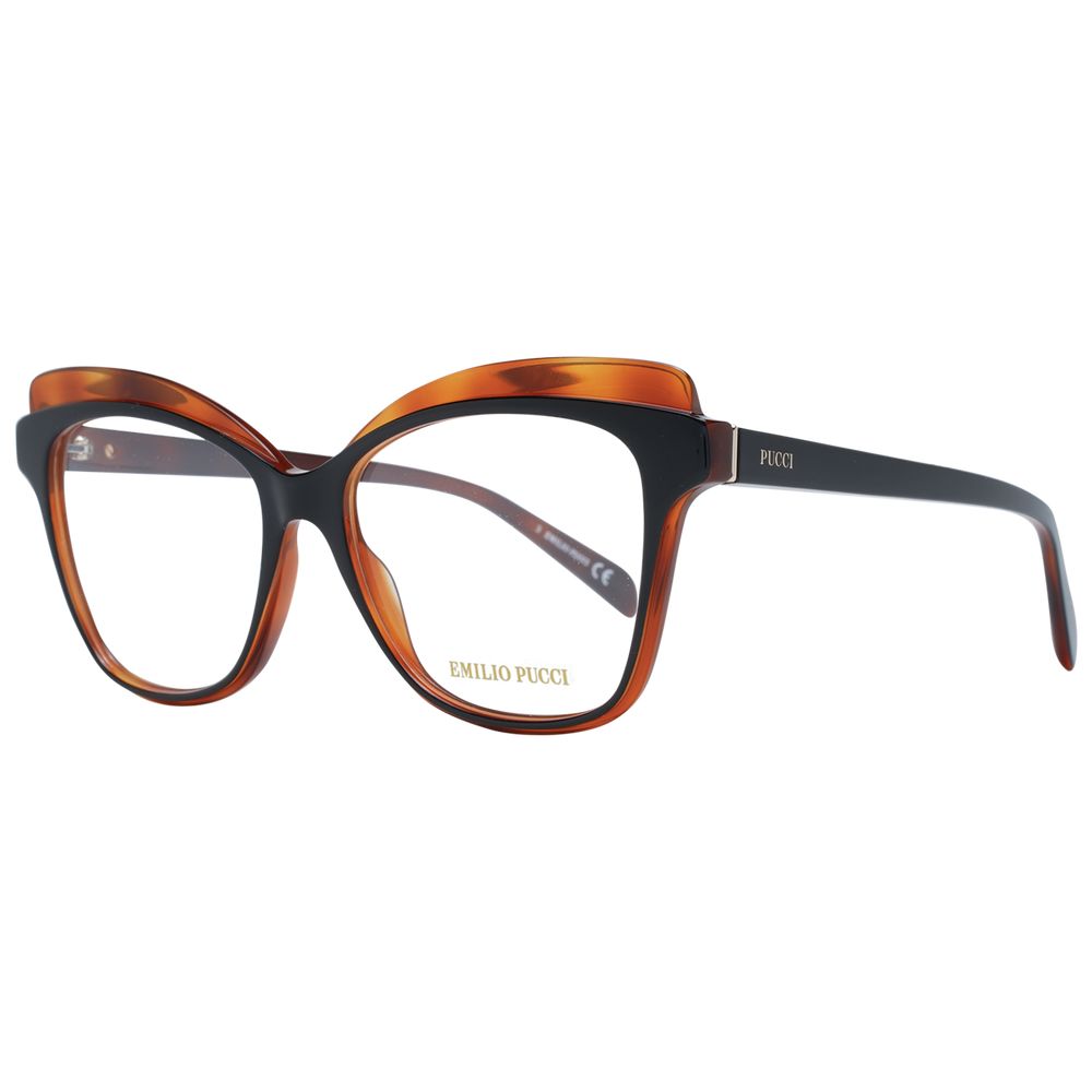 Emilio Pucci Brown Women Glasses Frame