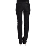 Ermanno Scervino Black Slim Jeans Denim Pants Skinny Leg Stretch Jeans & Pants