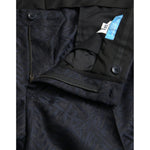 Dolce & Gabbana Blue Brocade Wool Skinny Men Dress Pants PAN75315-56