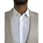 Dolce & Gabbana Beige MARTINI Single Breasted Coat Blazer JKT4015-48