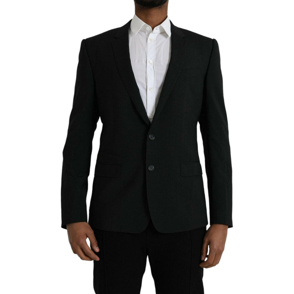 Dolce & Gabbana Blue GOLD Notch Single Breasted Coat Blazer JKT4025-50