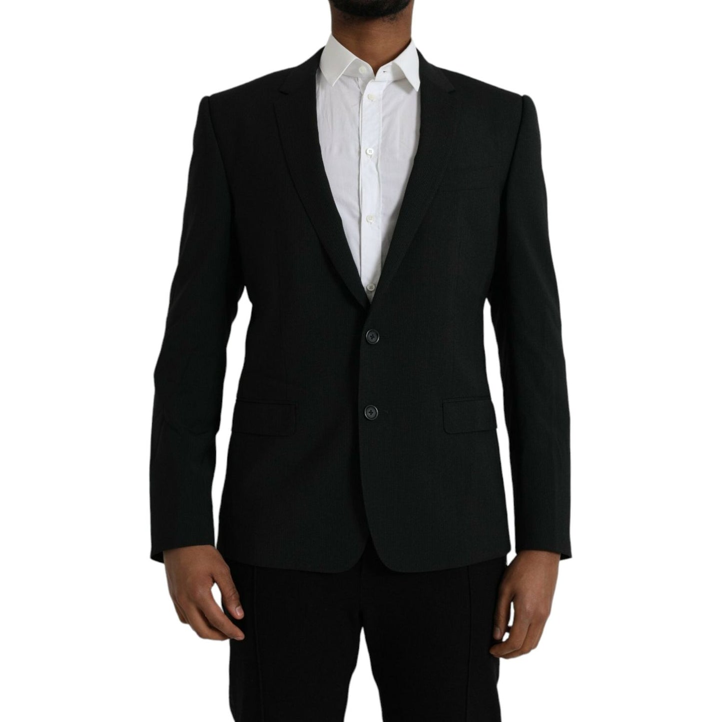 Dolce & Gabbana Blue GOLD Notch Single Breasted Coat Blazer JKT4025-50
