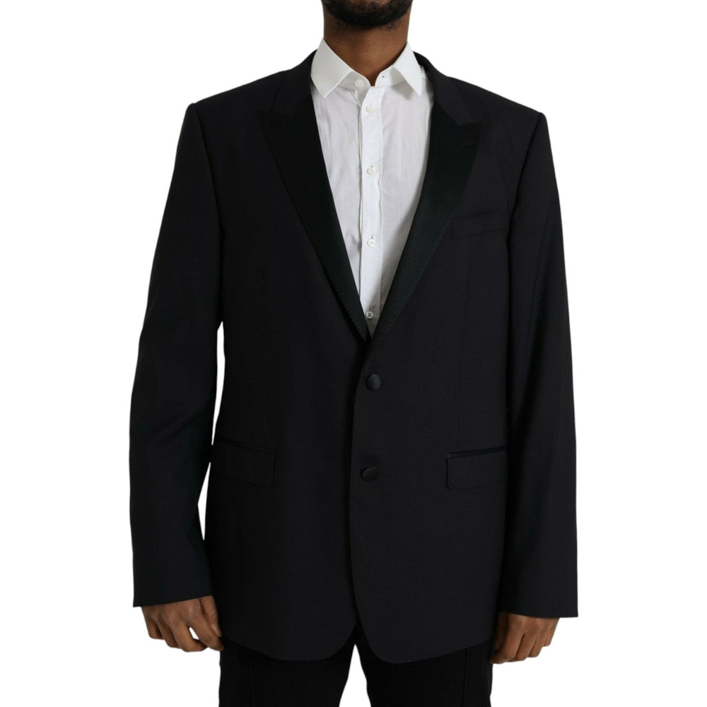 Dolce & Gabbana Blue MARTINI Single Breasted Coat Blazer JKT4026-58