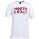 North Sails Elegant White Cotton Logo Tee NO-12779-M