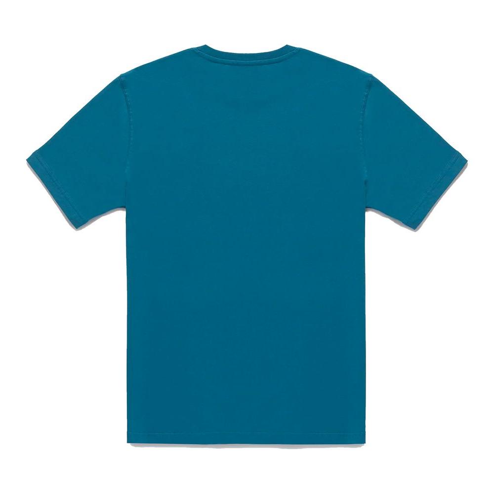 Refrigiwear Light Blue Cotton Men T-Shirt
