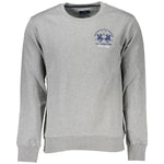La Martina Embroidered Cotton Crewneck Sweater LA-12512-XL