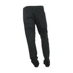 Made in Italy Elegant Summer Black Cotton Trousers MI-3371-IT46 | S