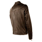Emilio Romanelli Brown Leather Jacket EM-12290-IT50 | L