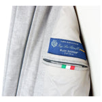 Made in Italy Italian Wool-Cashmere Blend Gray Jacket LO-1059-IT46 | S