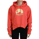 Dsquared² Pink Logo Print Cotton Hoodie Sweatshirt Sweater TSH83465-38