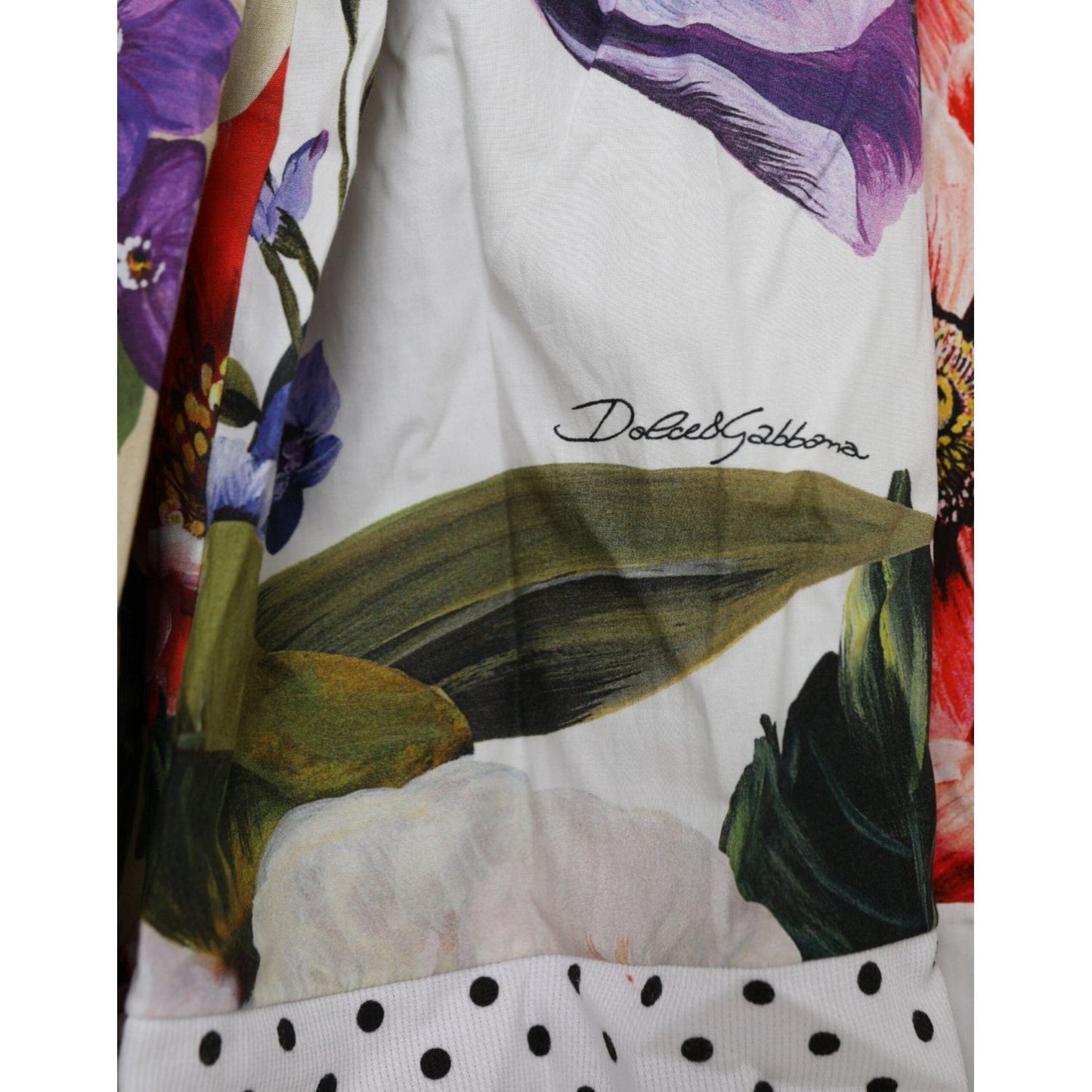 Dolce & Gabbana Multicolor Patchwork Cotton Aline Mini Dress DR281170-38