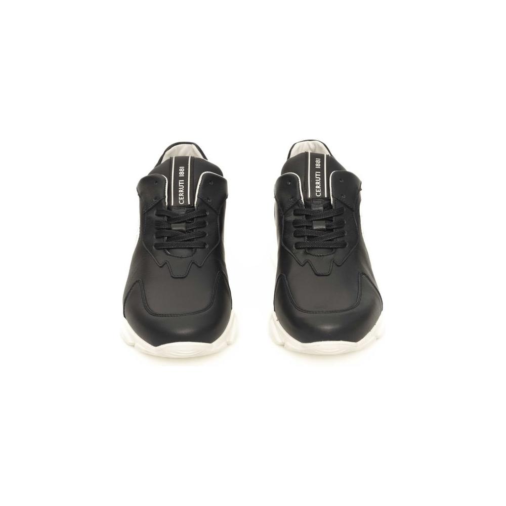 Cerruti 1881 Blue Cowhide Men Sneaker CE-24467-EU42/US9