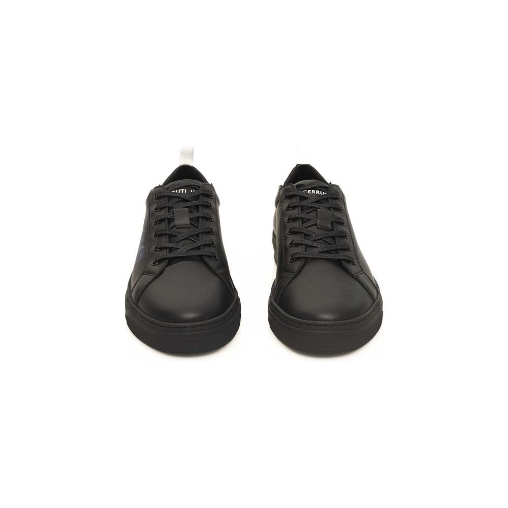 Cerruti 1881 Black Cowhide Men Sneaker CE-24439-EU41/US8