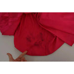 Dolce & Gabbana Fuchsia Fitted Cut One Shoulder Midi Dress DR2686
