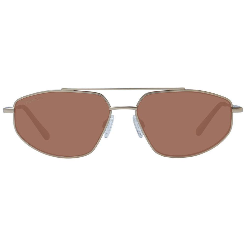 Serengeti Gold Metal Sunglasses