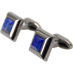 Dolce & Gabbana Silver Plated Brass Pin Crystal Cufflinks SMY10210