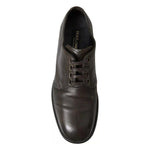 Dolce & Gabbana Green Leather Mens Formal Dress Shoes MV5131-39