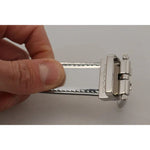 Dolce & Gabbana Silver Leather Metal Buckle Belt WMB314#-70