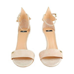 Elisabetta Franchi Studded Star Suede Heeled Sandals Elisabetta Franchi Wheat