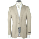 Emilio Romanelli Beige Wool Men's Blazer EM-988-IT48 | M