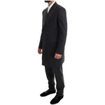 Dolce & Gabbana Gray Wool Stretch 3 Piece Two Button Suit KOS1093-1